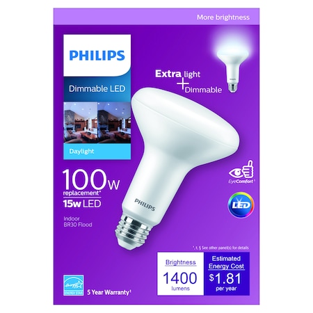 Philips LED DIM BR30 E26 100W DL 558031